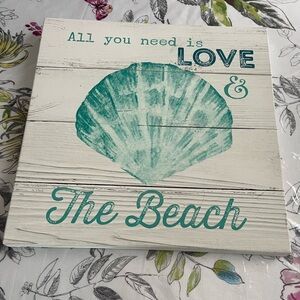 All you need is love in the beach decor